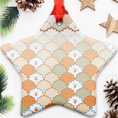 Shells Pattern Star Ornament (two Sides)