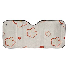 Floral Pattern Car Windshield Sunshade by designsbymallika