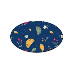 Cute Korean Pattern Sticker (oval) by designsbymallika