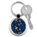 Cute Korean Pattern Key Chain (Round) Front