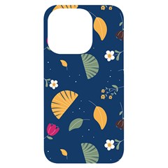 Cute Korean Pattern Iphone 14 Pro Black Uv Print Pc Hardshell Case by designsbymallika