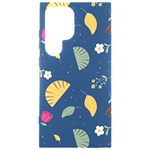 Cute Korean Pattern Samsung Galaxy S24 Ultra 6.9 Inch Black TPU UV Case Front