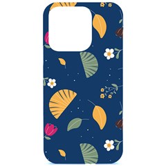 Cute Korean Pattern Iphone 15 Pro Black Uv Print Pc Hardshell Case by designsbymallika