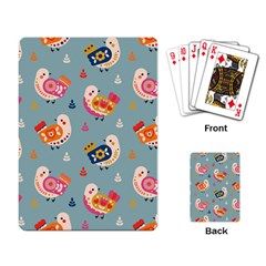 Cute Bird Pattern Playing Cards Single Design (rectangle)