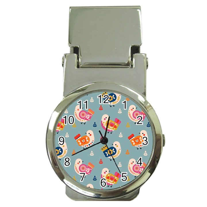 Cute Bird Pattern Money Clip Watches