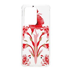 A Design Of A Red Flower On A White Background Samsung Galaxy S20 Ultra 6 9 Inch Tpu Uv Case