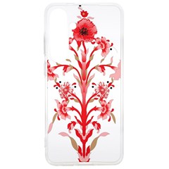 A Design Of A Red Flower On A White Background Samsung Galaxy S24 Ultra 6 9 Inch Tpu Uv Case by catchydesignhill