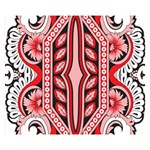 A Design Of A Red And White Pattern Two Sides Premium Plush Fleece Blanket (Kids Size) 50 x40  Blanket Front