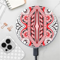 A Design Of A Red And White Pattern Wireless Fast Charger(white) by catchydesignhill