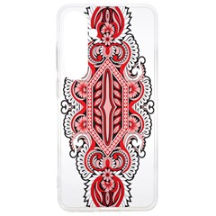 A Design Of A Red And White Pattern Samsung Galaxy S24 Ultra 6 9 Inch Tpu Uv Case by catchydesignhill