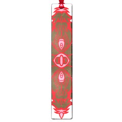 A Red And Brown Design On A White Background Large Book Marks