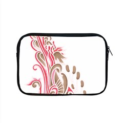 A Drawing Of A Bird With Flowers On It Apple Macbook Pro 15  Zipper Case