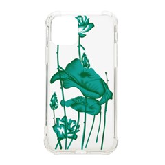 A Painting Of A Flower And A Fish On A Black Background Iphone 11 Pro 5 8 Inch Tpu Uv Print Case