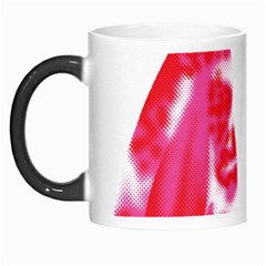 A Pair Of Red Leaves On A Black Background Morph Mug by catchydesignhill