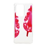 A Pair Of Red Leaves On A Black Background Samsung Galaxy S20 Ultra 6.9 Inch TPU UV Case Front