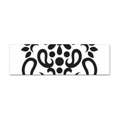 A Black And White Image Of An Ornate Design Sticker Bumper (100 Pack)