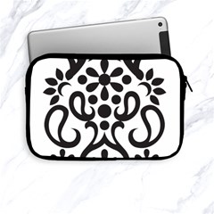 A Black And White Image Of An Ornate Design Apple Ipad Mini Zipper Cases by catchydesignhill