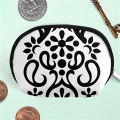 A Black And White Image Of An Ornate Design Accessory Pouch (medium)