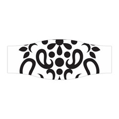 A Black And White Image Of An Ornate Design Stretchable Headband