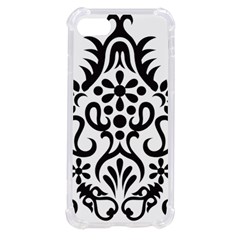 A Black And White Image Of An Ornate Design Iphone Se by catchydesignhill