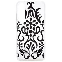 A Black And White Image Of An Ornate Design Samsung Galaxy S24 Ultra 6 9 Inch Tpu Uv Case by catchydesignhill