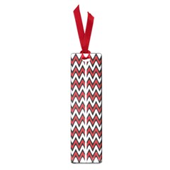 A Red And Black Zigzag Pattern On A White Background Small Book Marks by catchydesignhill