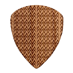 A Red And Black Zigzag Pattern On A White Background Wood Guitar Pick (set Of 10) by catchydesignhill