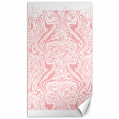 A Pink And White Abstract Design On A White Background Canvas 40  X 72 