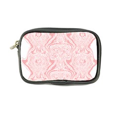 A Pink And White Abstract Design On A White Background Coin Purse by catchydesignhill