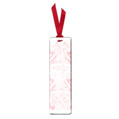 A Pink And White Abstract Design On A White Background Small Book Marks