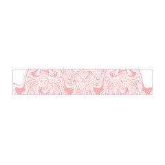 A Pink And White Abstract Design On A White Background Premium Plush Fleece Scarf (mini)