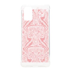 A Pink And White Abstract Design On A White Background Samsung Galaxy S20 Plus 6 7 Inch Tpu Uv Case