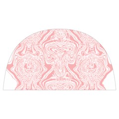 A Pink And White Abstract Design On A White Background Anti Scalding Pot Cap by catchydesignhill