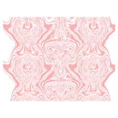 A Pink And White Abstract Design On A White Background Premium Plush Fleece Blanket (extra Small)