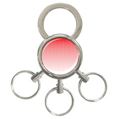 A Red And White Background With Small Squares 3-ring Key Chain by catchydesignhill