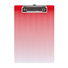 A Red And White Background With Small Squares A5 Acrylic Clipboard