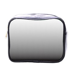 A Black And White Photo Of A Wall Mini Toiletries Bag (one Side)