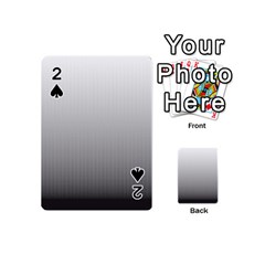 A Black And White Photo Of A Wall Playing Cards 54 Designs (mini)