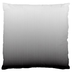 A Black And White Photo Of A Wall Large Premium Plush Fleece Cushion Case (one Side)