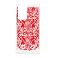 A Red And White Image Of A Pattern On A White Background Samsung Galaxy Note 20 Ultra Tpu Uv Case