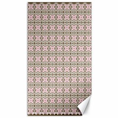 A Pink And Brown Pattern On A White Background Canvas 40  X 72 