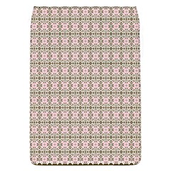 A Pink And Brown Pattern On A White Background Removable Flap Cover (l) by catchydesignhill