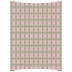 A Pink And Brown Pattern On A White Background Back Support Cushion