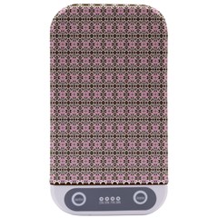 A Pink And Brown Pattern On A White Background Sterilizers by catchydesignhill