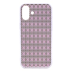 A Pink And Brown Pattern On A White Background Iphone 16 Pro Tpu Uv Print Case by catchydesignhill