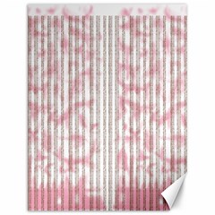 A Pink And White Striped Background Canvas 12  X 16 