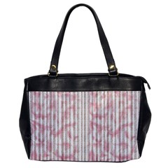 A Pink And White Striped Background Oversize Office Handbag