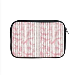 A Pink And White Striped Background Apple Macbook Pro 15  Zipper Case