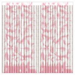 A Pink And White Striped Background Lightweight Scarf 