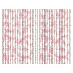 A Pink And White Striped Background Premium Plush Fleece Blanket (medium)